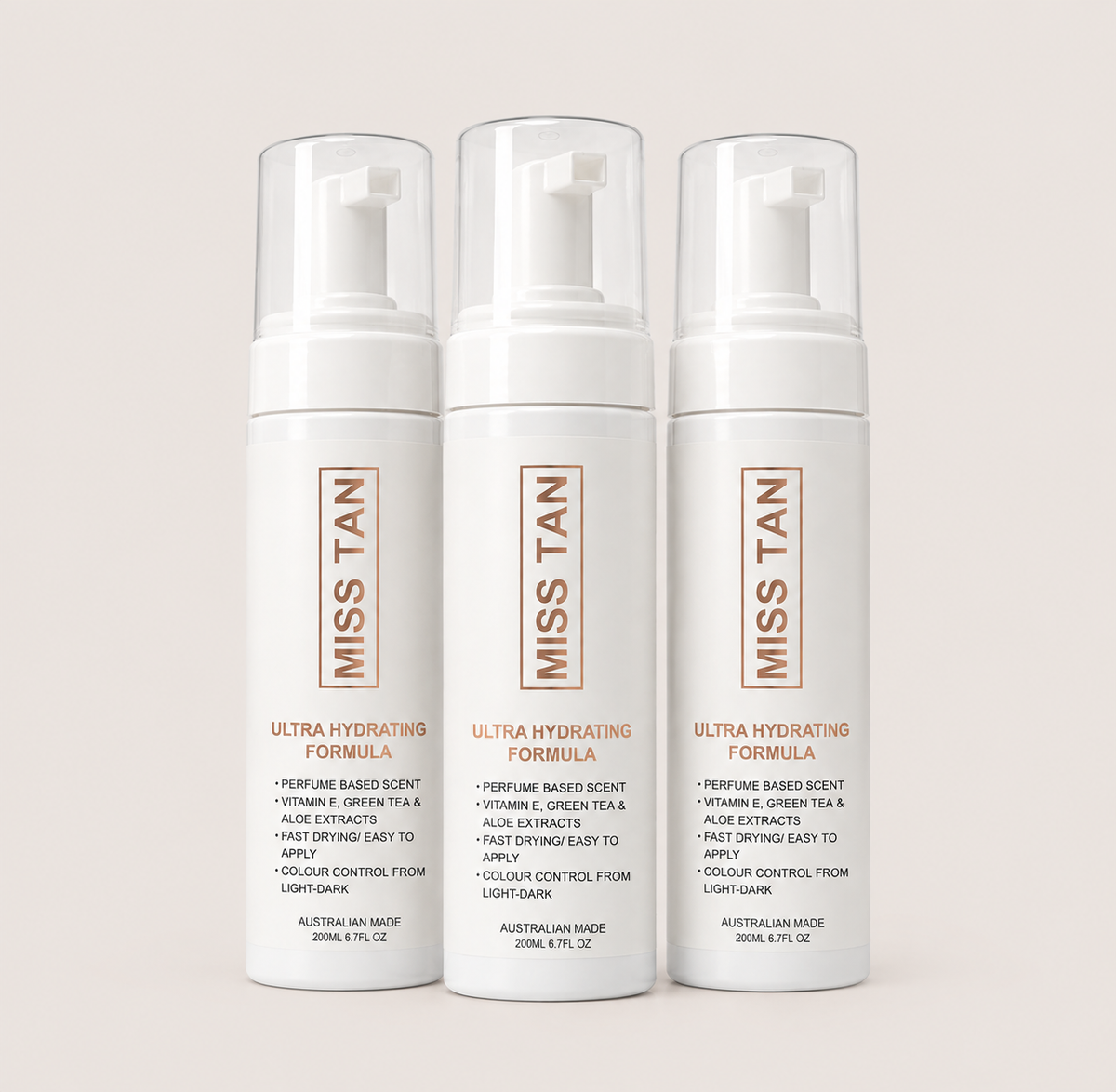 MISS TAN™ MOUSSE TRIPLE BOTTLE PACK